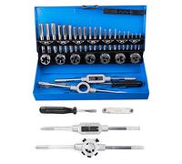 Garosa Set di Strumenti per Filettatura Giramaschi da 32 Pezzi, Realizzato in Acciaio Ad Alta Resistenza, Kit Versatile per Professionisti e Dilettanti, Include una Scatola per Riporre Facilmente e