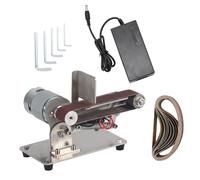 Garosa Smerigliatrice per Lucidatura per Lucidatura a Cinghia di Sander con Motore a Nucleo in Ottone 4500-9000 Giri/Min velocità (Spina europea 895 (200w))