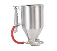 Garosa Spruzzatore per Malta Cementizia Spruzzatore per Texture Stucco Pistola a Spruzzo con Tramoggia con 6 Ugelli Intercambiabili per Pittura Murale Spruzzatura a Rilievo Esterno