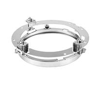 Garosa Staffa di Montaggio per Faro da 7 Pollici, Supporto per Faro a LED in Acciaio Inossidabile con Resistenza Alle Vibrazioni per Montaggio Universale, 180 Mm X 212 Mm X 60, Supporto Ad Anello