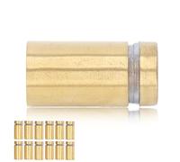 Garosa Supporti per Cartelli Vite Kit di Chiodi Pubblicitari in Acciaio Inossidabile 12 Pezzi Set di Supporti per Viti Dorate per la Decorazione Domestica Installazione Semplice per Cartelli