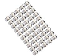 Garosa Supporto LED Supporto Rotondo in Plastica da 10 Mm Cromato 50 Set per Diodi Emettitori di Luce per Montaggio a Pannello per Indicatori LED Pannelli di Controllo per Riparazioni Elettroniche