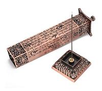 Garosa Sutra del Cuore Verticale Porta incenso Bruciatore Bastoncini di incenso Porta bruciatore Raccoglitore di Cenere per Bastoncini o Coni Ornamenti Decorazione della Sala da tè