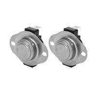 Garosa Termostato di Interruttore a Temperatura del Disco a Scatto BIMETAL 25A 250 V con Ingegneria in Plastica in Ceramica per il Distributore D'Acqua per Acqua Caldaia (65℃)
