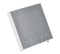 Garosa Termostato Digitale, Regolatore di Temperatura per Aria Condizionata LCD Touchscreen AC220V, Custodia in ABS per PC, Termostato da Parete per Hotel Domestici per il Controllo della (WHITE)