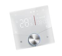 Garosa Termostato Wi-Fi, Display Touch Digitale, Controller per Climatizzatore a Risparmio Energetico, 5 a 35 Gradi Celsius, per Uso Domestico e in Ufficio (White)