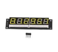 Garosa TM1637 Modulo Display Digitale a 6 Cifre e 7 Segmenti Tubo LED Giallo da 0,56 Pollici Connessione a 2 Pin con Punto Decimale per Progetti di Orologi