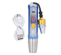 Garosa Torcia di Valutazione dei Gioielli Tascabile 3LED con Luce di Identificazione della Gemma Regolabile con Batteria da 2600 MAh