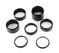 Garosa Tubi di Prolunga per Lenti per Microscopio da 8 Pezzi, Lega di Alluminio, Dimensioni Multiple 3 5 7 10 12 15 20 30mm per la Fotografia del Telescopio Astronomico