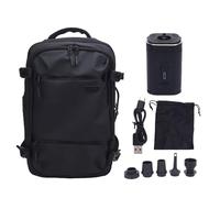 Garosa Vale a Vuoto con Pompa, Zaino per Compressione del Vuoto a Prova di Acqua Espandibile con Blocco TSA per Viaggio, Porta di Ricarica USB