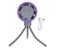 Garosa Ventile per Passeggino a Batteria Fantico Tripode Flexible Ventole a 360 Gradi Oscillazione USB 4000Mah Ricaricabile per Seggiolino per per Bambini (GRAY)