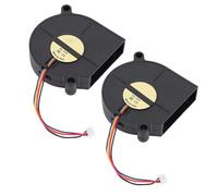 Garosa Ventola di Raffreddamento per Stampante 3D da 2 Pezzi da 51,5 Mm per Estrusore AD Hotend Ventola di Ricambio con Doppio Cuscinetto a Sfera a Basso Rumore Ventola di