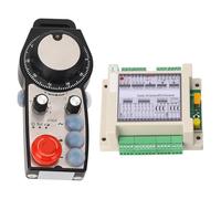 Garosa Volantino Elettronico 6 Assi, Materiale in Lega di Alluminio, Controllo Accurato degli Impulsi per Router CNC, Torni e Fresatrici