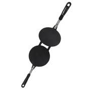 Garosa Waffle Cone Maker Egg Roll Baker Stampo Antiaderente in Lega di Alluminio con Manico Lungo per L'isolamento Termico per la di Casa Ristorante Snack Stand