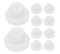 GAROZATION 10 Pezzi Tappi per Fori in Silicone Bianco 14 Mm, Tappo per Foro Tubi e Bottiglie, Guarnizione per Mobili e Vasca da Bagno, Accessori Ricambio Versatili