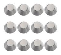 GAROZATION 12 Pezzi Viti per Borse in Lega di Zinco Borchie per Valigie e Custodie in Pelle Accessori Fai da Te per Lavori Artigianali Facili da Avvitare Adatti per Riparazioni e