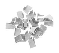 GAROZATION 20 Pezzi Clip per Mensole in Metallo, Supporto per Ripiani Mobili da Cucina, Pioli per Scaffalature Librerie, Staffe Porta Mensola, Accessori per Ufficio e Biblioteca