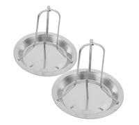 GAROZATION 2pezzi Supporto per Arrosto Acciaio Inossidabile Verticale per Pollame Rack per BBQ e Grigliate Facile da Pulire e Manutenzione Semplice Cottura Uniforme e Distribuzione del Calore