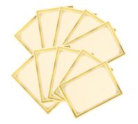 GAROZATION 35 pezzi Carta Certificati Vuota Stampabile e Scrivibile per Diplomi e Premi Carta Interna di Alta Qualità con Angoli Lisci per Ufficio e Scuola Pergamena Decorativa per