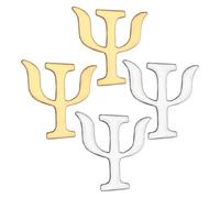 GAROZATION 4 Pezzi Spille Psicologia Simbolo in Lega Design Originale Facile da Applicare Decorazione per Vestiti Regalo per Amiche e Fidanzate