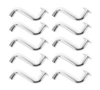 GAROZATION 50 Bulloni a J Perno di Sicurezza per Scaffalature Pallet, Clip per Impieghi Gravosi in Acciaio, Perno di Bloccaggio 7 Mm per Montanti Scaffali Magazzino, Kit da 50 Pezzi per Uso