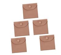 GAROZATION 5pezzi Sacchetti per Gioielli Leggeri Organizer per Gioielli Portatile Astuccio per Collane da Viaggio Borsa in Anti-pelucchi