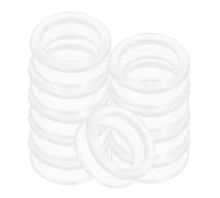 GAROZATION Anelli e Protezione Dita Abrasioni 10 per Forbici da in Silicone Facili da Installare Accessori per Chioma Professionali