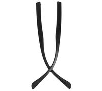 GAROZATION Aste Ricambio per Occhiali da Sole Nere, Braccia Gambe Processo Galvanizzato, Design Aerodinamico e Comfort per Uso Quotidiano e Sportivo, Set 1 Paio