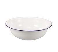 GAROZATION Barile per Pediluvio Smaltato Bianco Design Retrò, Vasca Portatile per Pediluvio e Benessere a Casa e Spa