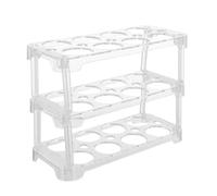 GAROZATION Contenitore Colore Casuale in Plastico per Uova Facile da Spostare e Sicuro Organizer Pratico per Uova per Frigorifero e Freezer in Cucina e Armadio