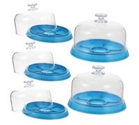 GAROZATION Copertura Protettiva del Movimento Orologio in Plastica 5 Pezzi, Strumento per Orologiai, Contenitore Antipolvere per Parti Orologi da Polso da Tasca, Accessorio per Riparazione