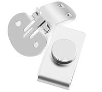 GAROZATION Fermacravatta Magnetico Argento Fissaggio Duraturo per Cravatta e Camicia in Contesti Formali