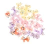 GAROZATION Fermagli per Capelli per Shower e Uscite in Famiglia Dimensioni 6,5x4,5 Cm 40 Pezzi Fiocco Carino, Design Delicato e Adattabile a Diverse della Testa Bambina