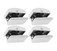 GAROZATION Guide per Porta Doccia Scorrevole in Lega di Alluminio 4 Pezzi Limitatore Antioscillazione per Bagno e Ufficio Accessori Inferiori Regolabili