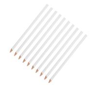 GAROZATION Matite di Cera Bianche 10 Pezzi per Disegno su Tessuti e Metallo in Legno Resistente per Artigiani e Creativi