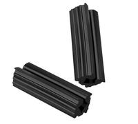 GAROZATION Morsetto in Gomma per Aste da Golf 2 Pezzi Morsetti a Morsa per Impugnature di Mazze da Golf Nervature Laterali Accessori per Riparazione