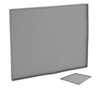 GAROZATION Organizza Lo Spazio Lavanderia Cuscinetto Superiore Per Lavatrice E Asciugatrice in Silicone 600x500 Mm Grigio Non Lavabile