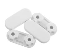 GAROZATION Paracolpi e Installazione Facile 4 Pezzi per Sedile Wc in Plastico Bianco Protezione Antiurto Riduzione Rumore e Stabilità Ottimale per Sedile e Coperchio del Bagno