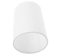 GAROZATION Paralume Cilindrico Vintage E27 E14 in Pvc e Metallo Bianco per Lampadario da Soffitto Foro 4,2cm per Ambienti Loft e Casa
