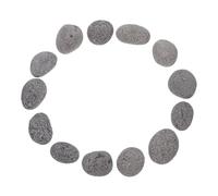 GAROZATION Pietre Laviche Naturali per Braciere 3-5 Cm Riutilizzabili, Ciottoli di Fuoco per Caminetti e Barbecue, Accessori per Riscaldatore Esterno da Giardino