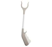 GAROZATION Pinza per Raccolta Rifiuti in Lega di Alluminio e Plastica Abs Beige, Larghezza Fino a 9 Cm, Aumenta L'attrito e Può essere Usata come Piccolo Stendibiancheria, Ruotabile di 90°