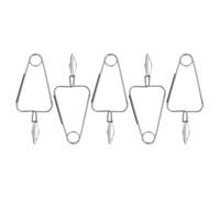 GAROZATION Pinze da Cucina in Acciaio Inossidabile per Lumache 5 Pezzi Molla Ergonomica e Design Compatto per Servire Cibo a Buffet e Stoviglie