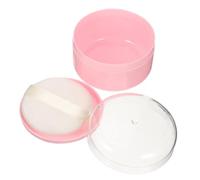 GAROZATION Piumino per Cipria per con Contenitore Sigillato Scatola Compatta e Portatile per Polvere Libera Custodia Vuota per Cipria Corpo con Coperchio Rimovibile per Uso Domestico e