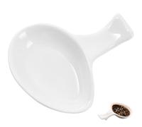 GAROZATION Porta Bacchette e Cucchiaio Design Semplice e Creativo in Ceramica Bianca Facile da Pulire, per Tavola da Pranzo e Decorazione Cucina