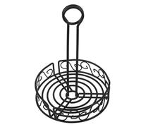 GAROZATION Porta Spezie in Metallo Piccolo, Scaffale Rotondo per Condimenti, Organizer da Scrivania per Cucina Compatto, Resistente e Pratico per Ottimizzare lo Spazio di Stoccaggio