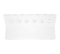 GAROZATION Portaforbici da Parete in Acrilico Trasparente Slot per Parrucchieri e Toelettatura Organizer Salone Compatto Resistente e Sicuro con Angoli Arrotondati per Casa e Negozio