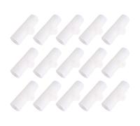 GAROZATION Raccordi in Plastica Bianca, Completamente Automatici e Abbeveratoi Automatici 15 Pezzi Affidabili, Accessori per Pollame per Beverino Galline