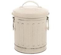 GAROZATION Secchio per cenere con coperchio, contenitore per cenere ignifugo, per e barbecue, stabile, per carboni e ceneri vintage