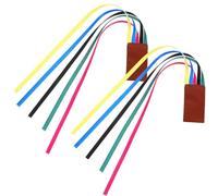 GAROZATION Segnalibri in Nastro Decorativi 2 Pezzi in Pelle Pu e Poliestere, Eleganti e Delicati, per Insegnanti e Studenti per Segnare e Ricordare Pagine