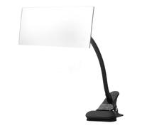 GAROZATION Specchio Sicurezza Clip per Monitor e Postazione di Lavoro, Specchietto Retrovisore Grandangolare per Controllo Dietro, Design Quadrato e Robusto